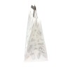 Punga hartie meniu, design urban, 26x17x29cm (50buc) Pungi albe cu maner 41,51 lei