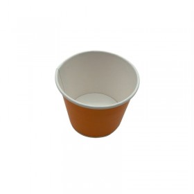 Cupe inghetata, carton portocaliu, 100ml (100buc) Cupe de inghetata 14,68 lei