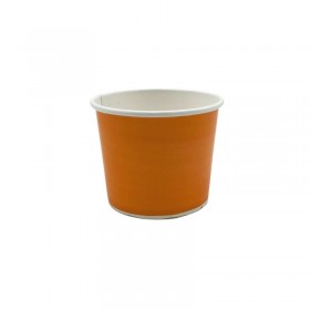 Cupe inghetata, carton portocaliu, 100ml (100buc) Cupe de inghetata 14,68 lei