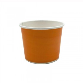 Cupe inghetata, carton portocaliu, 200ml (50buc) Cupe de inghetata 13,00 lei