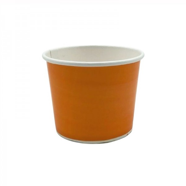 Cupe inghetata, carton portocaliu, 200ml (50buc) Cupe de inghetata 16,07 lei