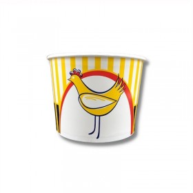 Boluri tip bucket cu capac, carton personalizat, 2550cc (50buc) Produse 167,40 lei