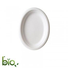 Farfurii trestie, biodegradabile, D26cm, ovale (100buc) Produse 52,95 lei