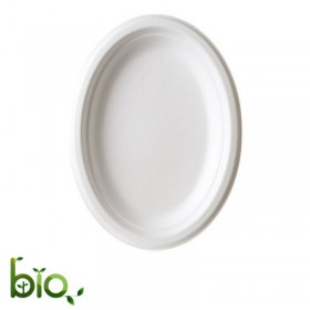 Farfurii trestie, biodegradabile, D32cm, ovale (50buc) Produse 28,49 lei