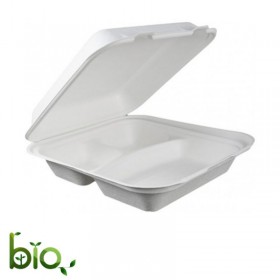 Caserole trestie, biodegradabile, meniu, 3 comp. (250buc) Caserole meniuri 290,50 lei