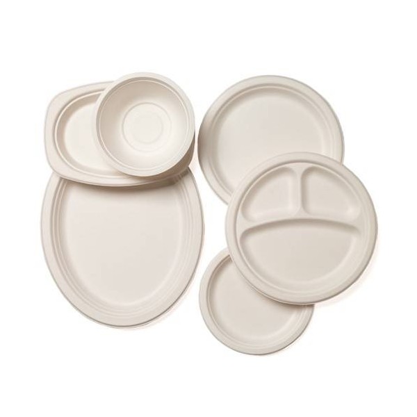 Farfurii trestie, biodegradabile, D22cm, 500buc Produse 167,70 lei