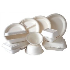 Farfurii trestie, biodegradabile, D26cm, 3 comp. (500buc) Produse 210,40 lei