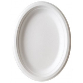 Farfurii trestie, biodegradabile, D32cm, ovale (500buc) Produse 425,66 lei