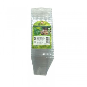 Cupa Coppetta Pagoda 65cc, forma piramida, Gold Plast (25buc) Produse 17,26 lei