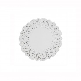Dantele albe, hartie, 25cm, 100buc, outlet Lichidari de stoc 29,28 lei