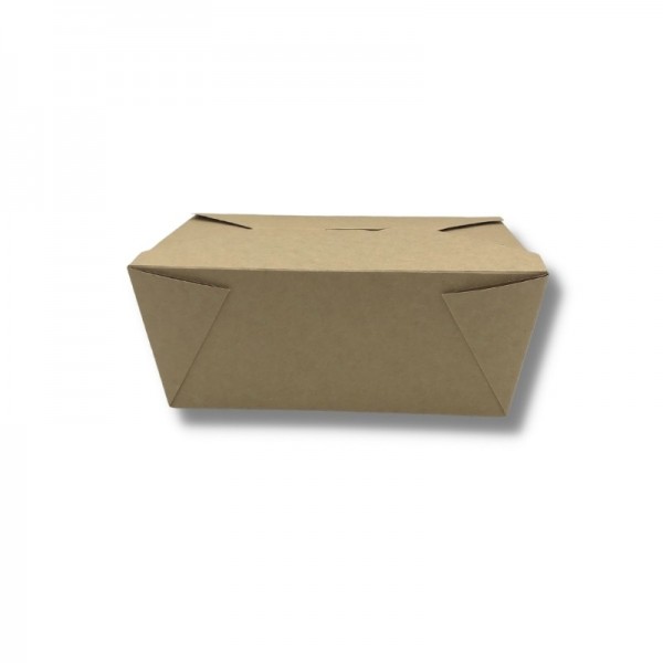 Cutie carton kraft, take- away, 4 clapete, 2600cc, 40buc Produse 47,13 lei
