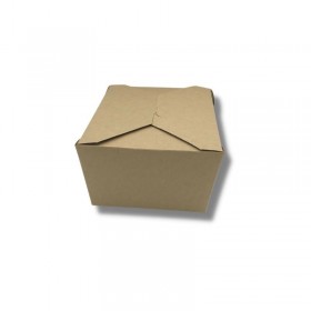 Cutie carton kraft, take- away, 4 clapete, 2600cc, 40buc Produse 47,13 lei