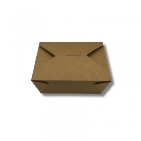 Cutie carton kraft, Take-Away, 4 clapete, 1200cc (50buc) Produse 56,77 lei