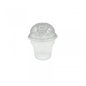 Set cupa plastic cristalin + capac bombat fara orificiu, 180cc (50buc) Produse 30,80 lei