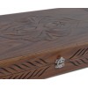 Joc table in cutie sculptata manual, lemn masiv de nuc, 50*27*8cm. Jocuri de societate 429,00 lei