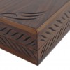 Joc table in cutie sculptata manual, lemn masiv de nuc, 50*27*8cm. Jocuri de societate 429,00 lei