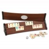 Rummy|Remi delux, geanta transport, 4 table curbate din lemn, piese de joc Jocuri de societate 490,00 lei