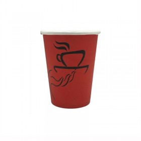 Pahar 200ml - 7oz rosu|negru D70 (50buc) Produse 6,60 lei