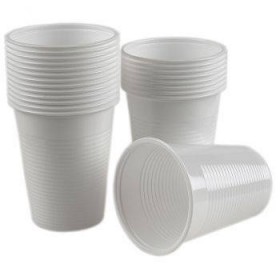 Pahare eco, albe, 200ml (100buc) Produse 7,00 lei