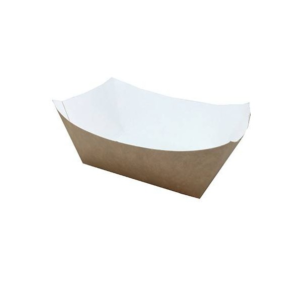Barcute carton natur|alb 300cc 16*13.5*4cm (100buc) Produse 29,71 lei