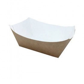 Barcute carton natur|alb 300cc 16*13.5*4cm (1200buc) Produse 330,63 lei