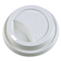 Capace albe, D80, cu orificiu, 8oz si 12oz, 100buc Produse 12,40 lei