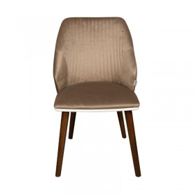 Scaun dining cu spatar, Simona, tapiterie crem Produse 488,80 lei