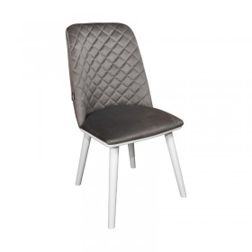 Scaun dining cu spatar, Roda, tapiterie gri Produse 458,90 lei