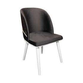 Scaun dining cu spatar, Mara, tapiterie gri inchis Produse 512,20 lei