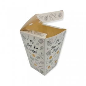 Cutie cartofi prajiti, cu capac, deisgn urban, 8*8*h12 cm (100buc) Produse 66,12 lei