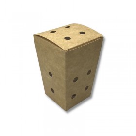 Cutie cartofi prajiti, cu capac, carton natur, 8*8*h12 cm (100buc) Produse 64,86 lei