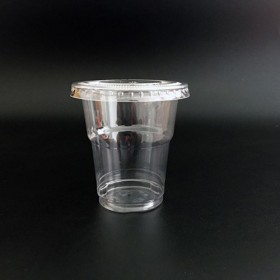Set pahare plastic premium + capac plat, 78mm, 200|270ml (50buc) Produse 35,13 lei
