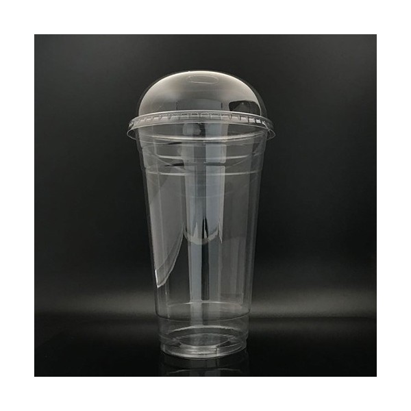 Set pahare plastic premium + capac bombat, 95mm, 500|630ml (100buc) Produse 78,44 lei