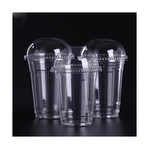 Set pahare plastic premium + capac bombat, 95mm, 400|540ml (100buc) Produse 66,35 lei