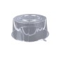 Caserole tort, baza neagra + capac transparent, D26*h10.7 cm (50buc)
