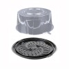 Caserole tort, baza neagra + capac transparent, D26*h10.7 cm (50buc) Produse 134,74 lei