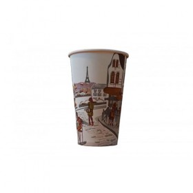 Pahare carton 330ml - 12oz city life D80 (1000buc) Produse 245,14 lei