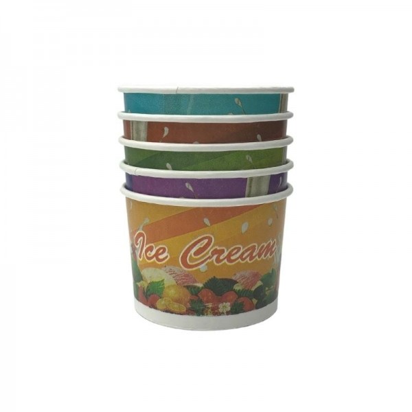 Pahare carton, Ice Cream, 200ml (50buc) Cupe de inghetata 12,37 lei