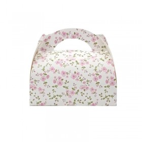 Cutii prajituri, design flori, marturii, 17*10 cm (100buc) Produse 290,00 lei
