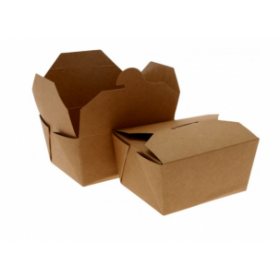 Cutie carton natur, Take-Away, 800cc (200buc) Produse 142,80 lei