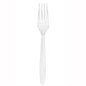 Furculite plastic transparent, reutilizabile, 180mm, 100buc Furculite plastic transparent, reutilizabile, 180mm, 100buc