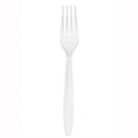Furculite plastic transparent, reutilizabile, 180mm, 3000buc Produse 182,20 lei