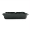 Caserole negre, termosudabile, 3 compartimente, H45mm, 50buc Caserole termosudabile 26,24 lei