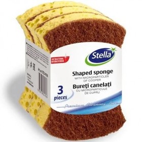 Stella bureti vase canelati, antibacterieni (3buc) Produse 6,31 lei