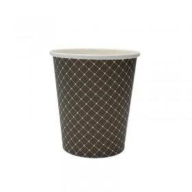Pahare carton 235ml - 8oz negru star D80 (50buc) Produse 10,99 lei