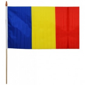 Steag panza, cu suport din lemn, Romania, 30*45cm Bete 7,13 lei