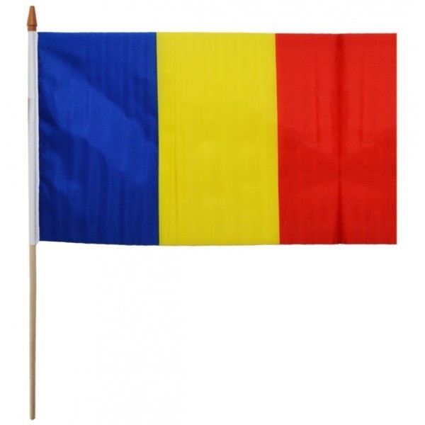 Steag panza, cu suport din lemn, Romania, 30*45cm Bete 6,99 lei