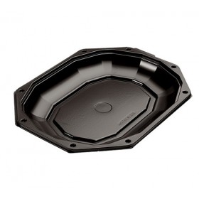 Platou negru oval, cu capac transparent, 335*250*h38, 1500cc (200buc) Produse 658,03 lei