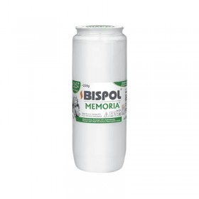 Candela rezerva Bispol Memoria, WO4, alba, timp ardere 84h Candele Bispol albe 8,40 lei