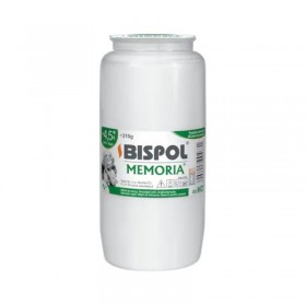 Candela rezerva Bispol Memoria, WO7, alba, timp ardere 108h Candele Bispol albe 10,67 lei